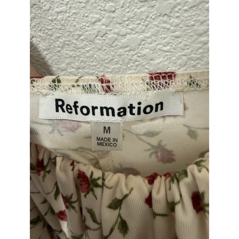 Reformation Nyala Knit Floral Dress in Madison Womens Size Medium - Picture 4 of 8